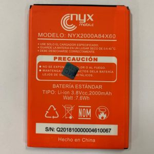 BATERIA NYX1800A65x57 NYX LUX 1800 MAH - Globalcell